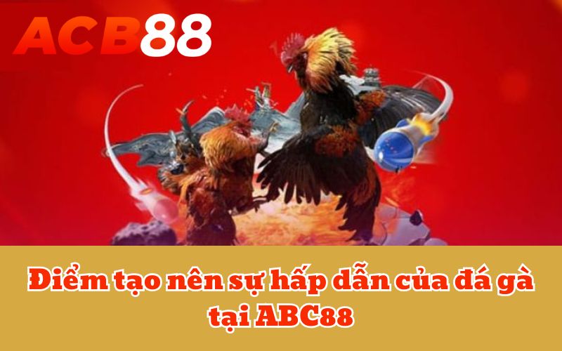Điểm tạo nên sự hấp dẫn của đá gà tại ABC88
